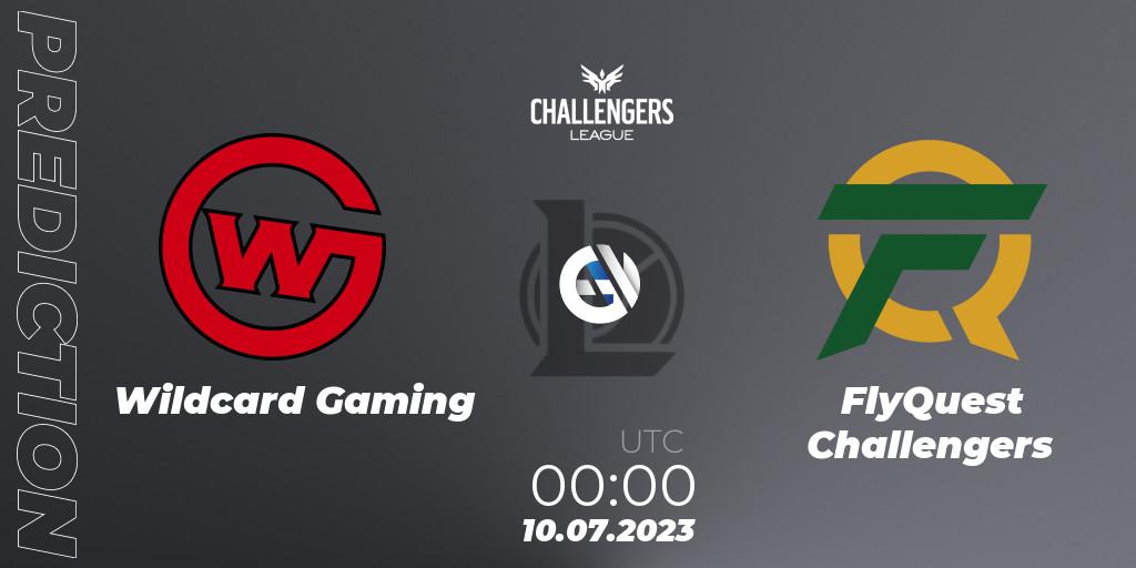 Prognoza Wildcard Gaming - FlyQuest Challengers. 25.06.2023 at 22:00, LoL, North American Challengers League 2023 Summer - Group Stage