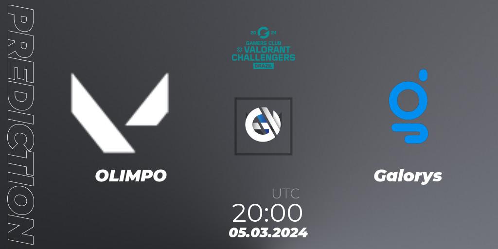 Prognoza OLIMPO - Galorys. 05.03.2024 at 23:00, VALORANT, VALORANT Challengers Brazil 2024: Split 1