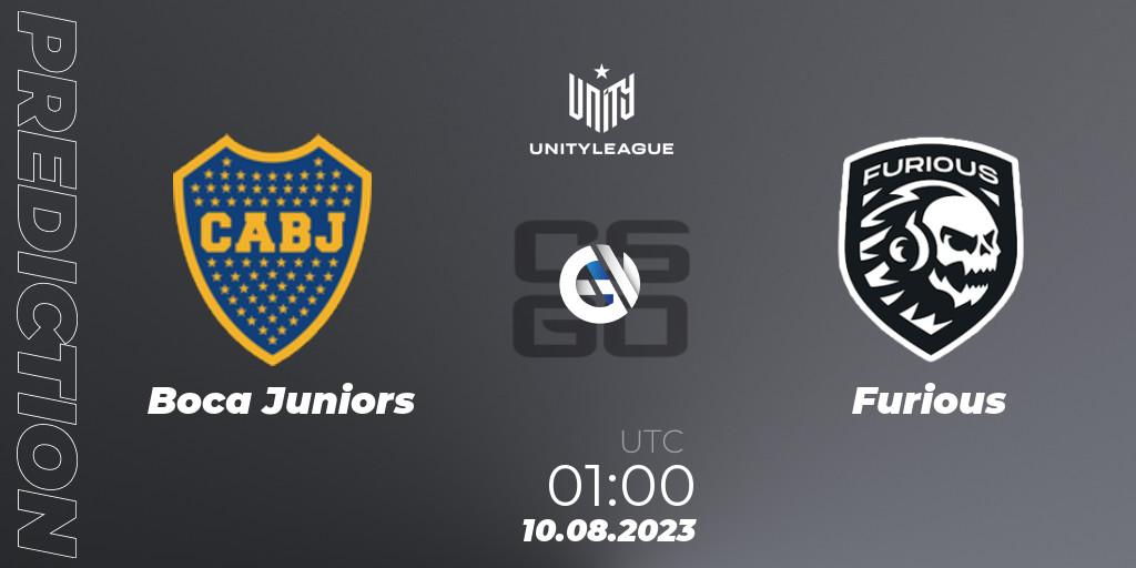 Prognoza Boca Juniors - Furious. 10.08.23, CS2 (CS:GO), LVP Unity League Argentina 2023