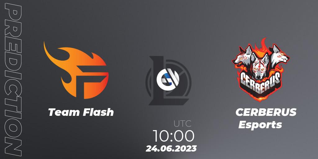 Prognoza Team Flash - CERBERUS Esports. 24.06.2023 at 11:00, LoL, VCS Dusk 2023