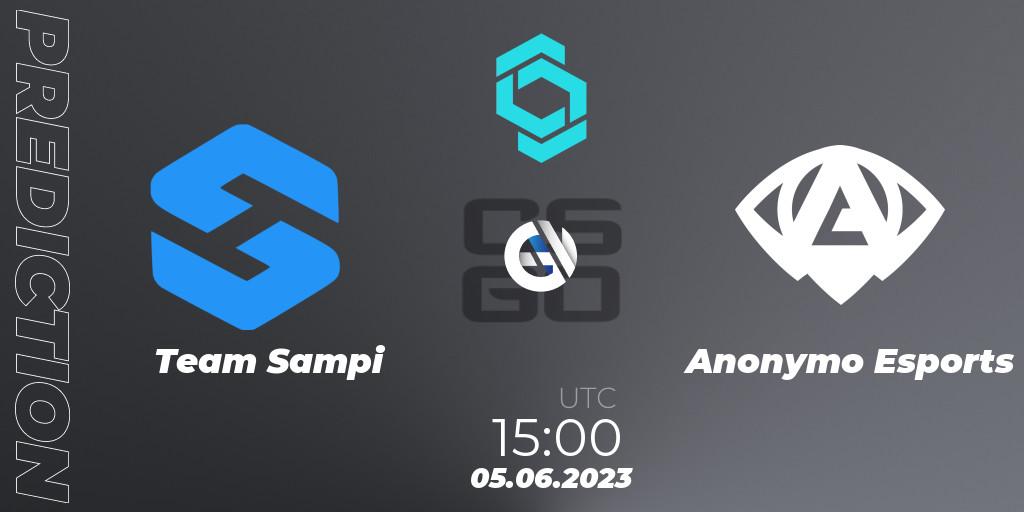 Prognoza Team Sampi - Anonymo Esports. 05.06.23, CS2 (CS:GO), CCT North Europe Series 5