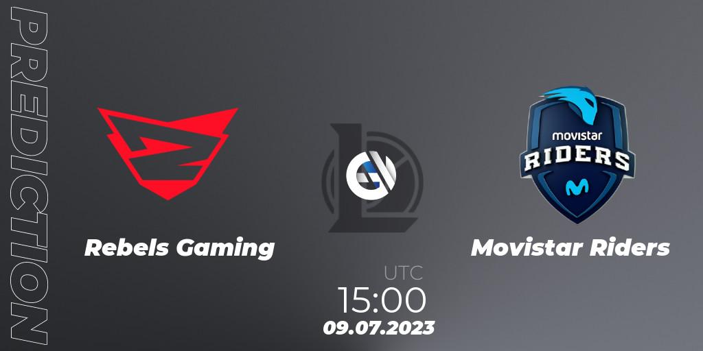 Prognoza Rebels Gaming - Movistar Riders. 09.07.2023 at 16:30, LoL, Superliga Summer 2023 - Group Stage