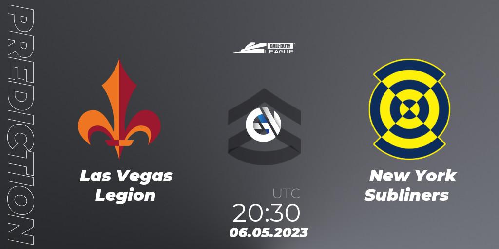 Prognoza Las Vegas Legion - New York Subliners. 06.05.2023 at 20:30, Call of Duty, Call of Duty League 2023: Stage 5 Major Qualifiers