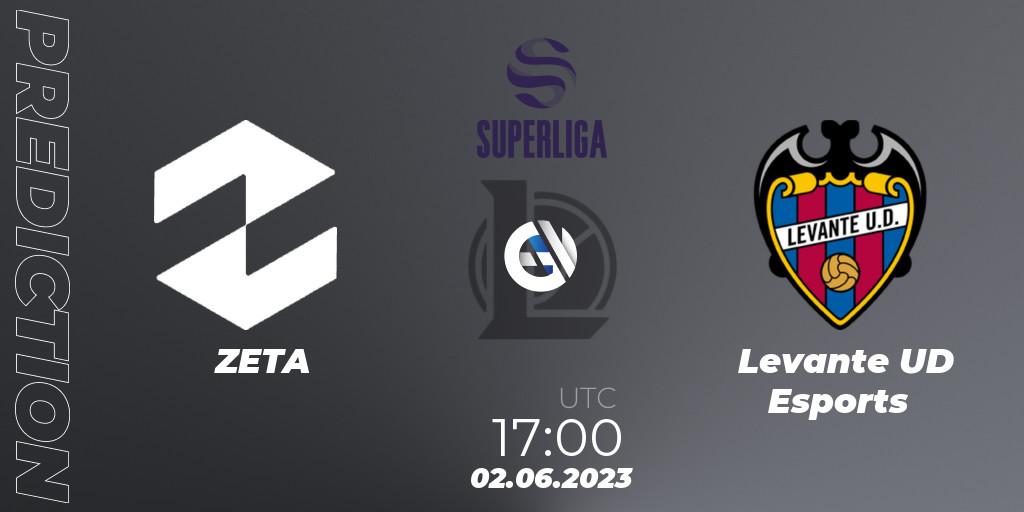 Prognoza ZETA - Levante UD Esports. 02.06.2023 at 16:55, LoL, LVP Superliga 2nd Division 2023 Summer