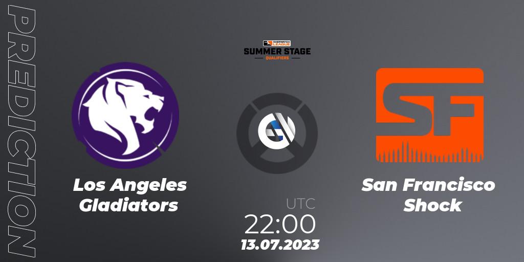Prognoza Los Angeles Gladiators - San Francisco Shock. 13.07.23, Overwatch, Overwatch League 2023 - Summer Stage Qualifiers