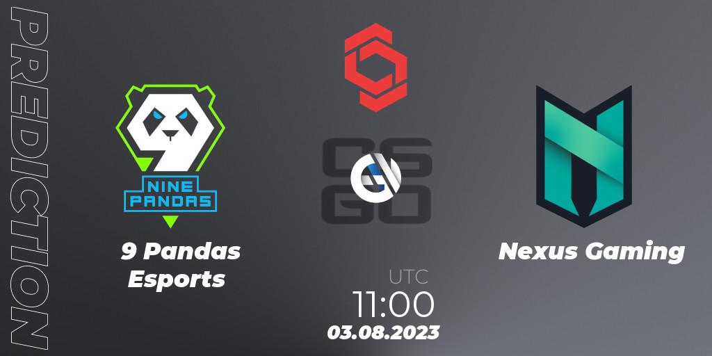 Prognoza 9 Pandas Esports - Nexus Gaming. 03.08.23, CS2 (CS:GO), CCT Central Europe Series #7