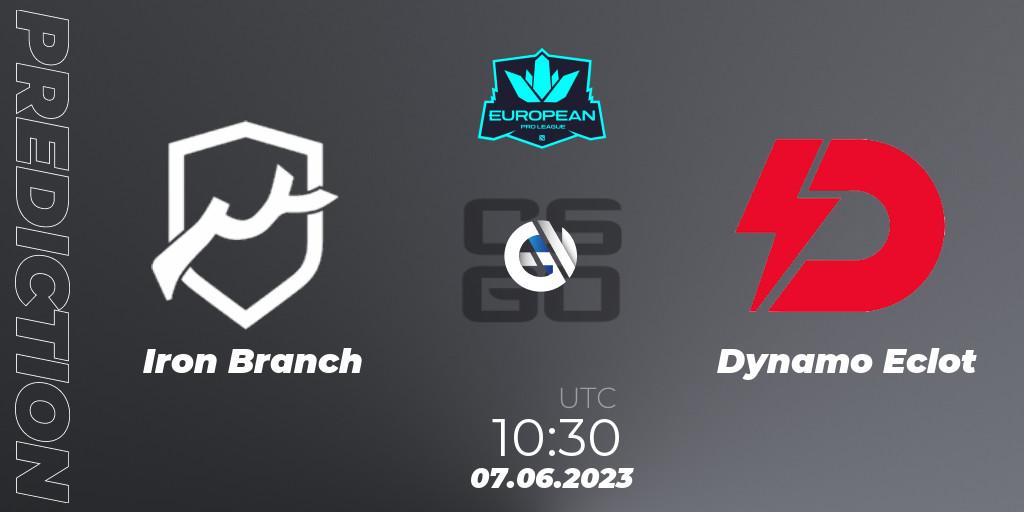 Prognoza Iron Branch - Dynamo Eclot. 07.06.23, CS2 (CS:GO), European Pro League Season 8