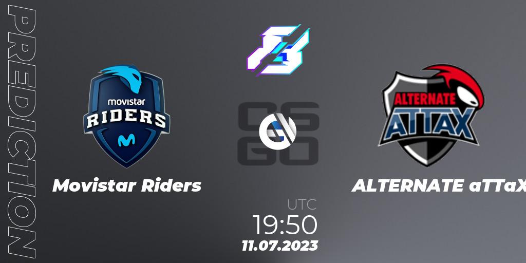 Prognoza Movistar Riders - ALTERNATE aTTaX. 11.07.23, CS2 (CS:GO), Gamers8 2023 Europe Open Qualifier 2