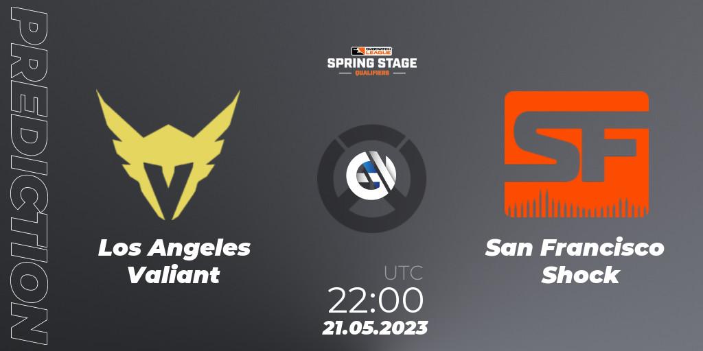 Prognoza Los Angeles Valiant - San Francisco Shock. 21.05.23, Overwatch, OWL Stage Qualifiers Spring 2023 West