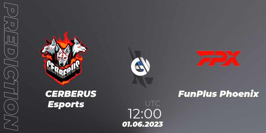 Prognoza CERBERUS Esports - FunPlus Phoenix. 01.06.23, Wild Rift, WRL Asia 2023 - Season 1 - Regular Season