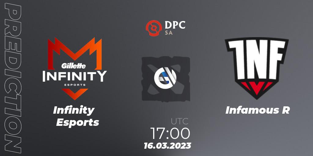 Prognoza Infinity Esports - Infamous R. 16.03.23, Dota 2, DPC 2023 Tour 2: SA Division I (Upper)