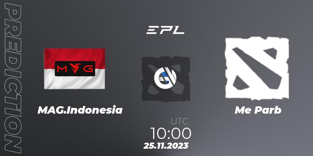 Prognoza MAG.Indonesia - Me Parb. 25.11.2023 at 10:00, Dota 2, EPL World Series: Southeast Asia Season 1