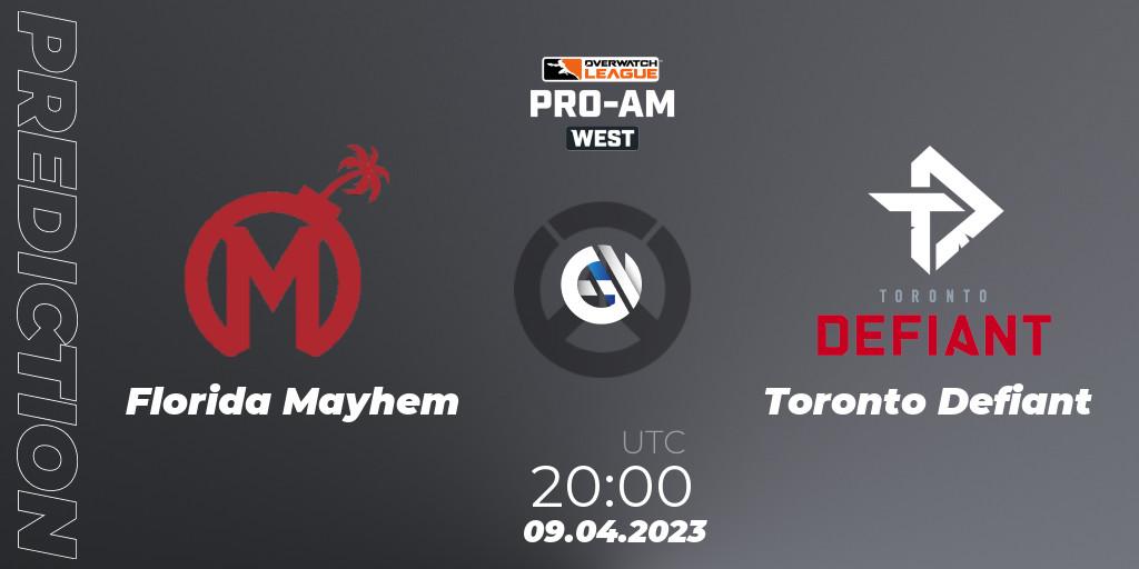 Prognoza Florida Mayhem - Toronto Defiant. 09.04.2023 at 20:00, Overwatch, Overwatch League 2023 - Pro-Am