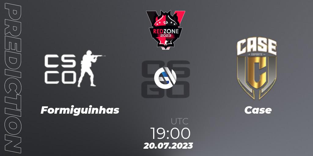 Prognoza Formiguinhas - Case. 20.07.2023 at 19:00, Counter-Strike (CS2), RedZone PRO League Season 5