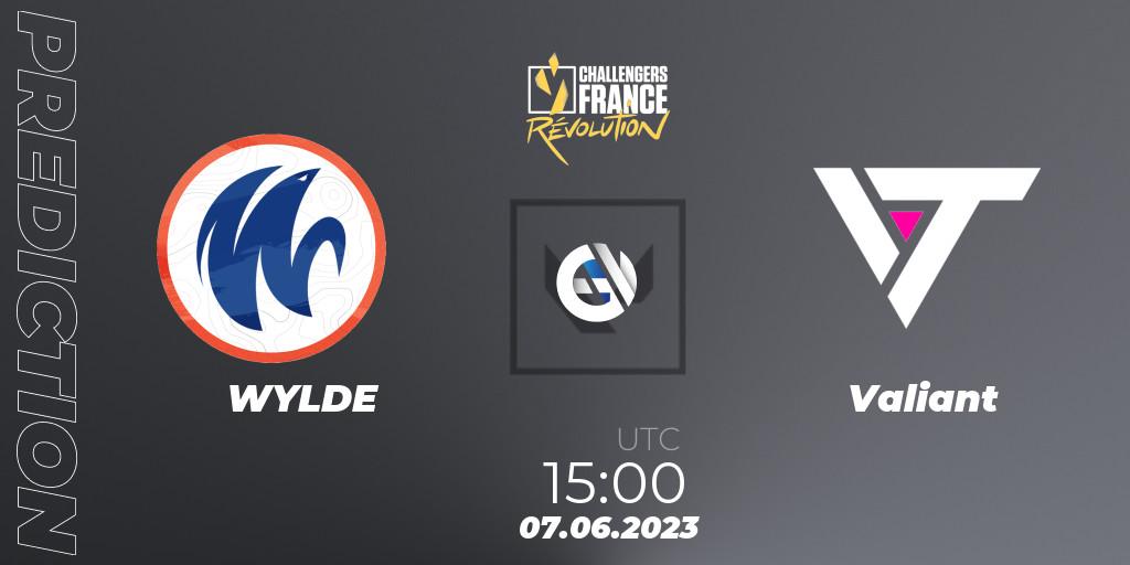 Prognoza WYLDE - Valiant. 07.06.23, VALORANT, VALORANT Challengers 2023 France: Revolution Split 2 - Playoffs