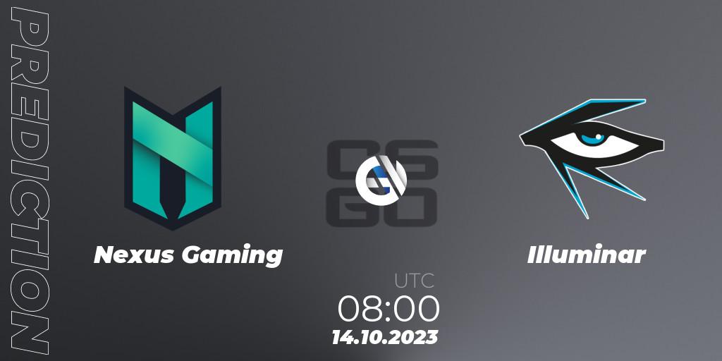 Prognoza Nexus Gaming - Illuminar. 14.10.2023 at 08:00, Counter-Strike (CS2), European Pro League Season 11: Division 2