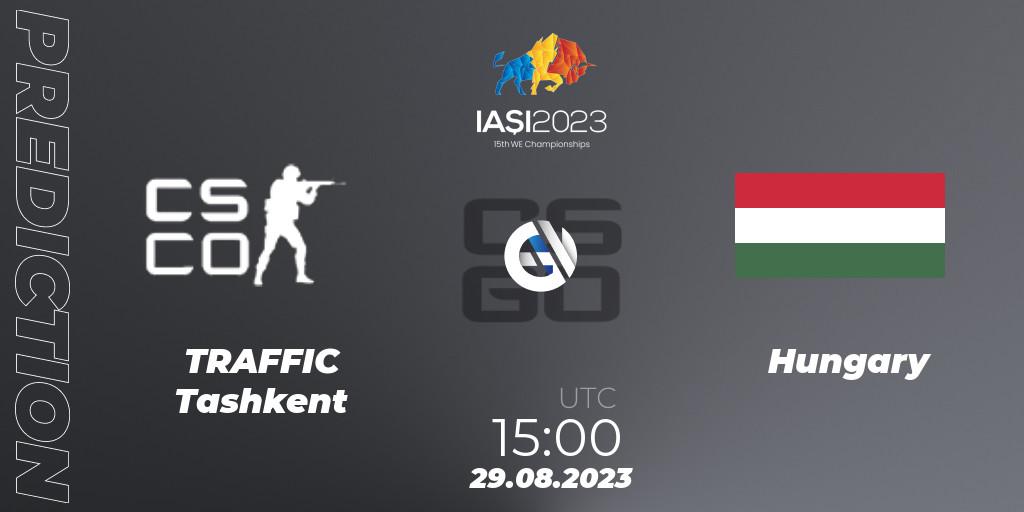 Prognoza TRAFFIC Tashkent - Hungary. 29.08.2023 at 18:20, Counter-Strike (CS2), IESF World Esports Championship 2023