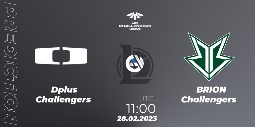 Prognoza Dplus Challengers - BRION Challengers. 28.02.2023 at 10:15, LoL, LCK Challengers League 2023 Spring