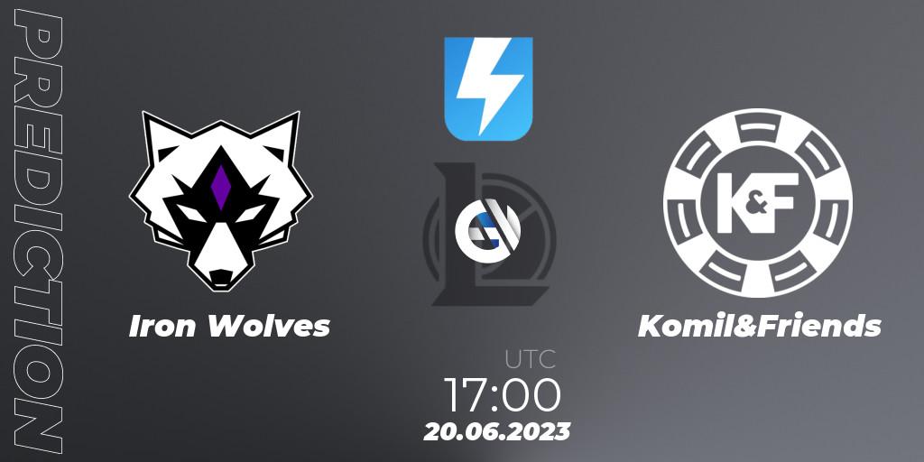 Prognoza Iron Wolves - Komil&Friends. 05.07.23, LoL, Ultraliga Season 10 2023 Regular Season