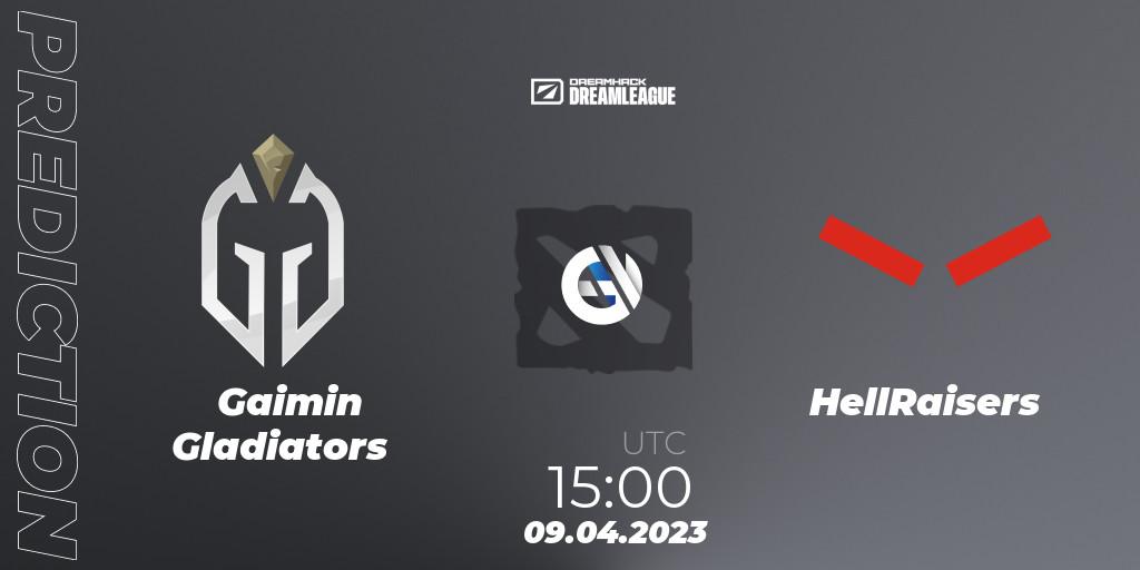 Prognoza Gaimin Gladiators - ex-HellRaisers. 09.04.2023 at 15:24, Dota 2, DreamLeague Season 19 - Group Stage 1