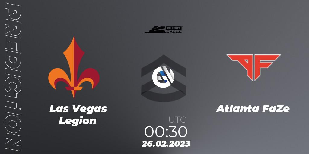 Prognoza Las Vegas Legion - Atlanta FaZe. 26.02.2023 at 00:30, Call of Duty, Call of Duty League 2023: Stage 3 Major Qualifiers