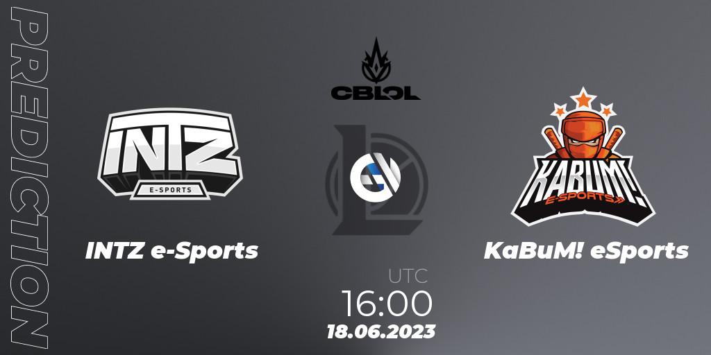 Prognoza INTZ e-Sports - KaBuM! eSports. 18.06.23, LoL, CBLOL Split 2 2023 Regular Season
