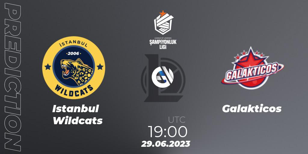 Prognoza Istanbul Wildcats - Galakticos. 29.06.2023 at 19:00, LoL, TCL Summer 2023 - Group Stage