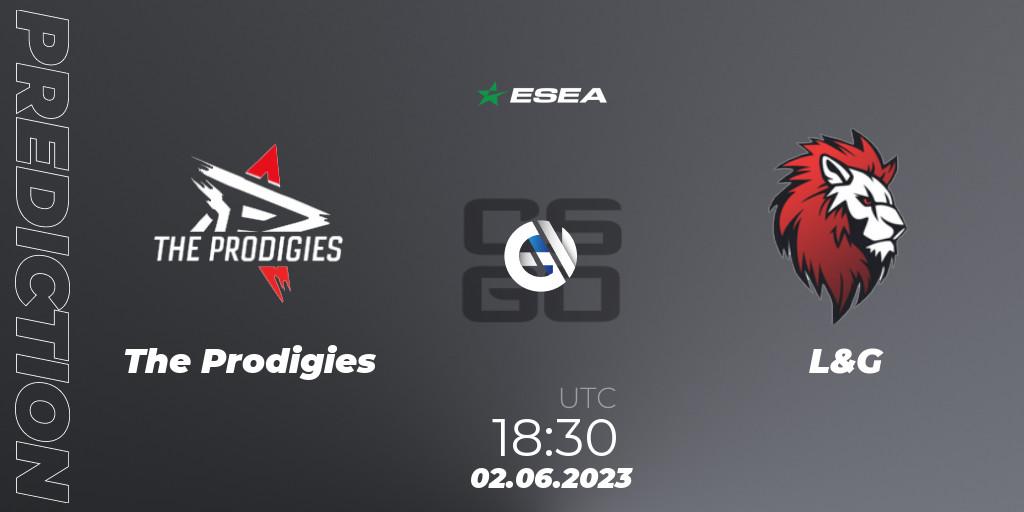 Prognoza The Prodigies - L&G. 02.06.23, CS2 (CS:GO), ESEA Advanced Season 45 Europe