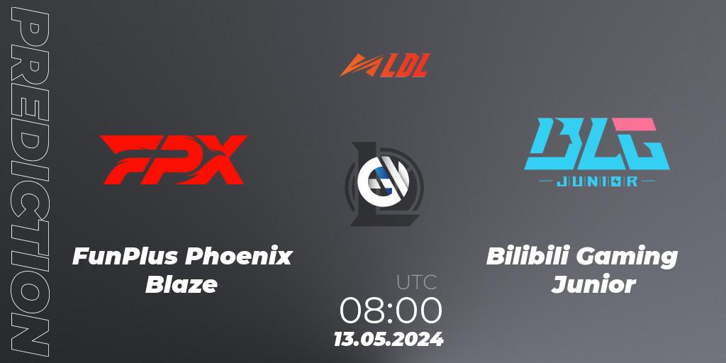 Prognoza FunPlus Phoenix Blaze - Bilibili Gaming Junior. 13.05.2024 at 08:00, LoL, LDL 2024 - Stage 2