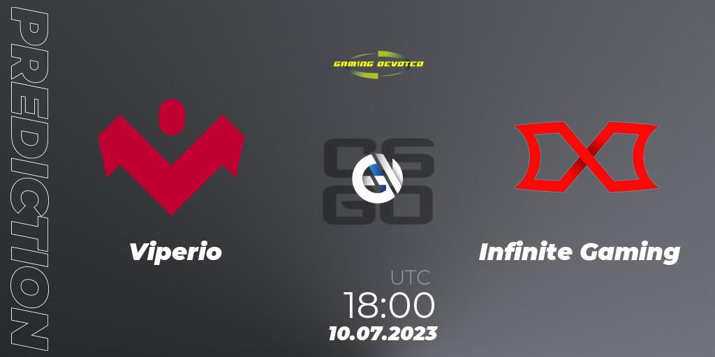 Prognoza Viperio - Infinite Gaming. 10.07.23, CS2 (CS:GO), Gaming Devoted Become The Best: Series #2