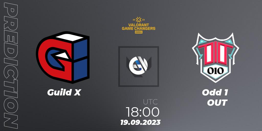 Prognoza Guild X - Odd 1 OUT. 19.09.2023 at 18:00, VALORANT, VCT 2023: Game Changers EMEA Stage 3 - Group Stage