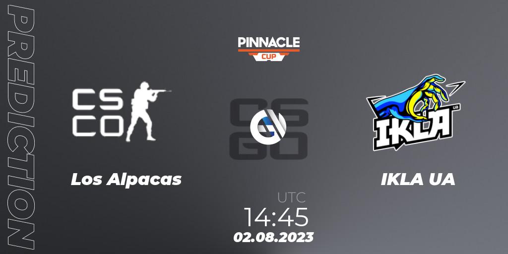 Prognoza Los Alpacas - IKLA UA. 02.08.2023 at 14:45, Counter-Strike (CS2), Pinnacle Cup V