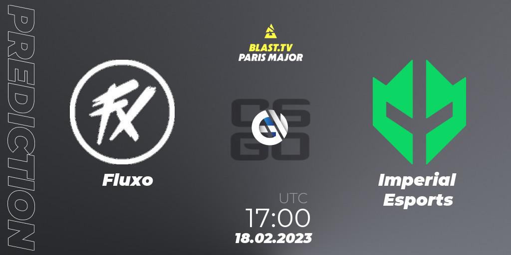 Prognoza Fluxo - Imperial Esports. 18.02.2023 at 17:00, Counter-Strike (CS2), BLAST.tv Paris Major 2023 South America RMR Closed Qualifier