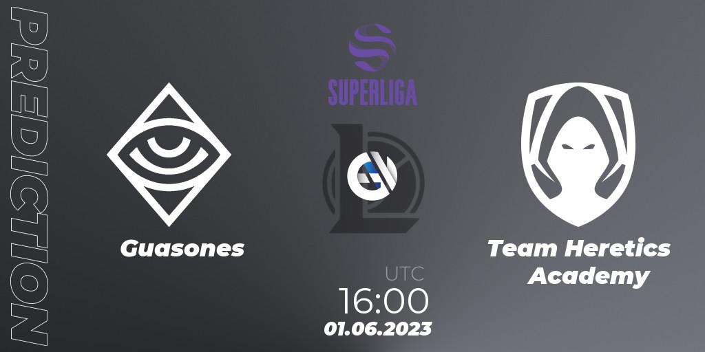 Prognoza Guasones - Los Heretics. 01.06.2023 at 16:00, LoL, Superliga Summer 2023 - Group Stage