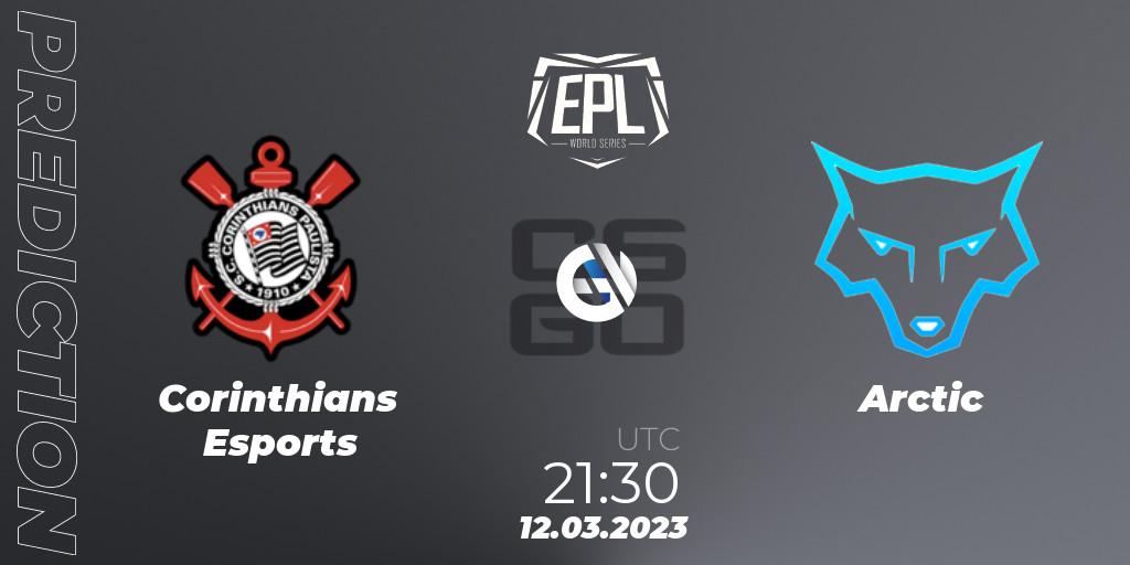 Prognoza Corinthians Esports - Arctic. 12.03.2023 at 22:50, Counter-Strike (CS2), EPL World Series: Americas Season 3