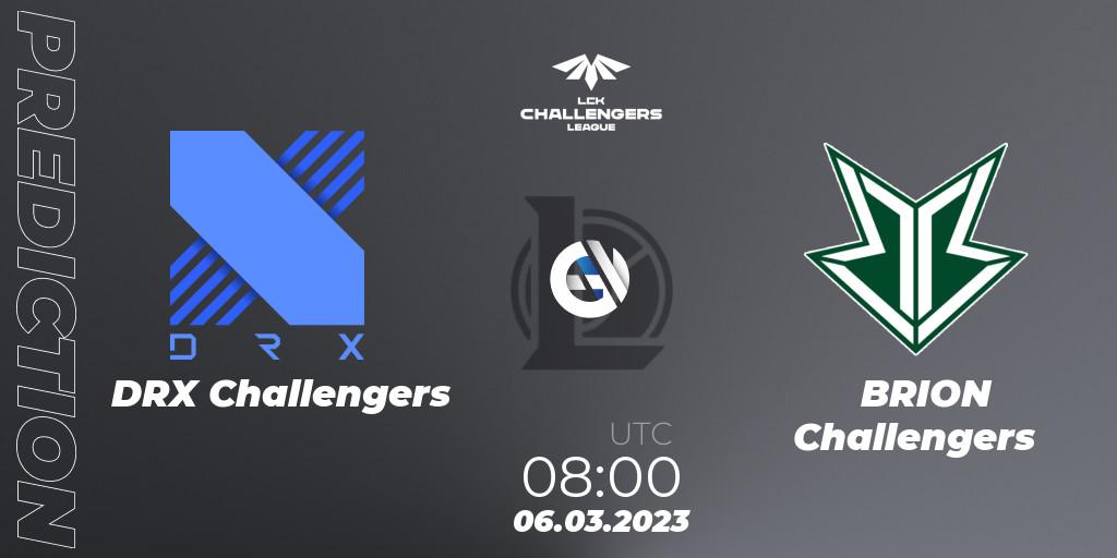 Prognoza DRX Challengers - Brion Esports Challengers. 06.03.2023 at 07:20, LoL, LCK Challengers League 2023 Spring