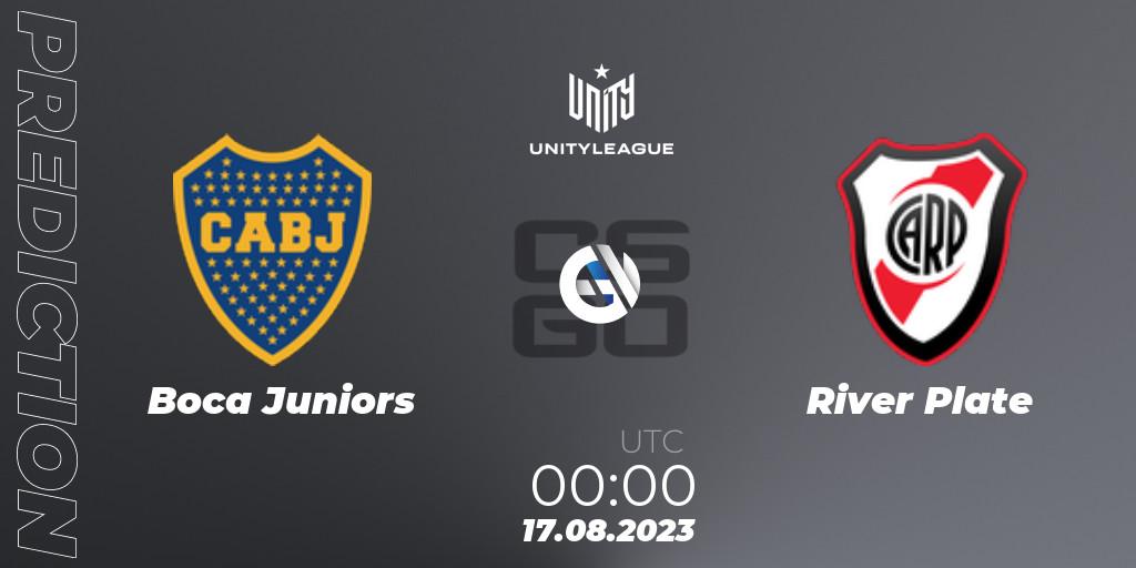 Prognoza Boca Juniors - River Plate. 17.08.2023 at 00:00, Counter-Strike (CS2), LVP Unity League Argentina 2023