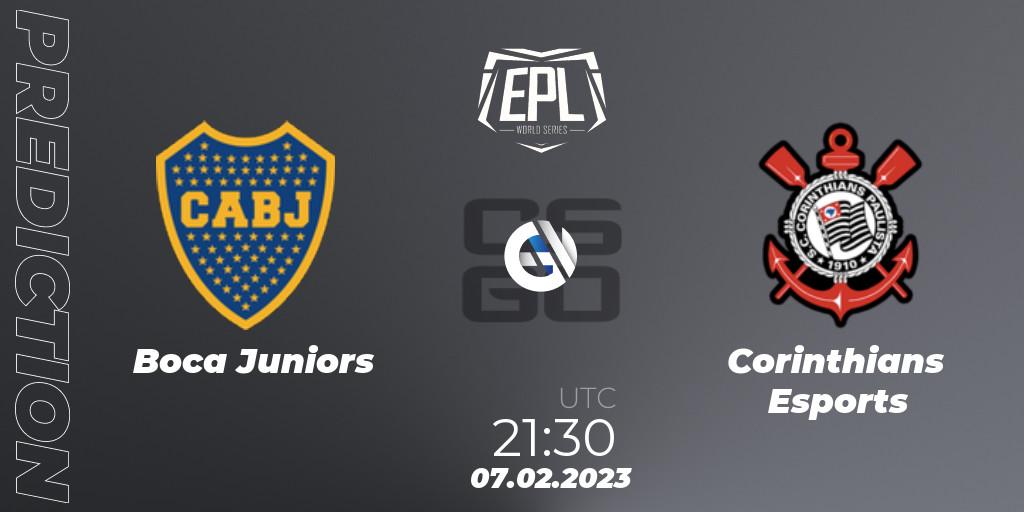 Prognoza Boca Juniors - Corinthians Esports. 07.02.23, CS2 (CS:GO), EPL World Series: Americas Season 2