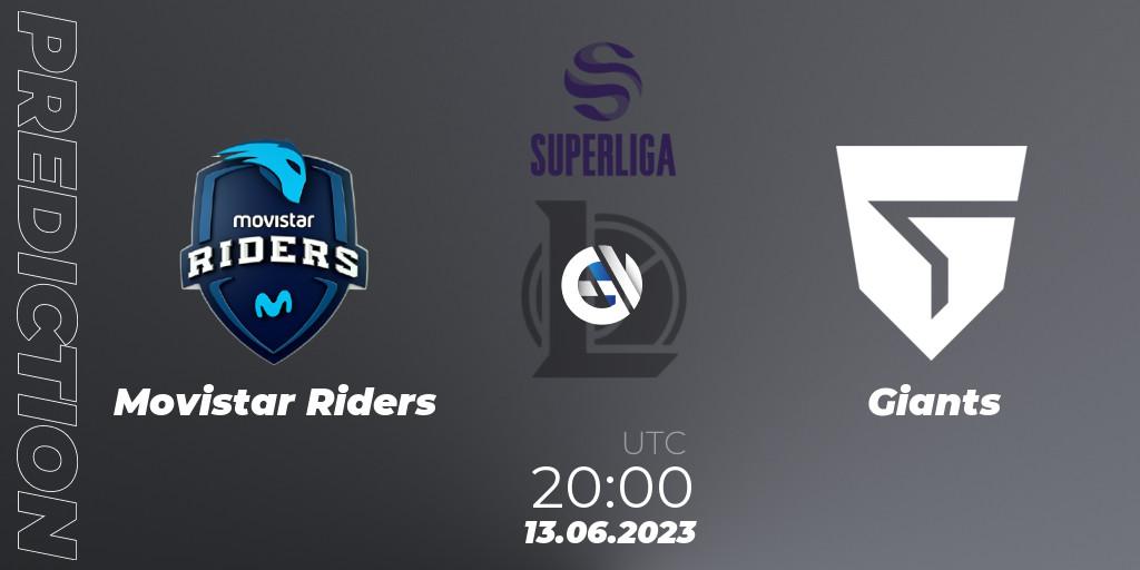 Prognoza Movistar Riders - Giants. 13.06.23, LoL, Superliga Summer 2023 - Group Stage