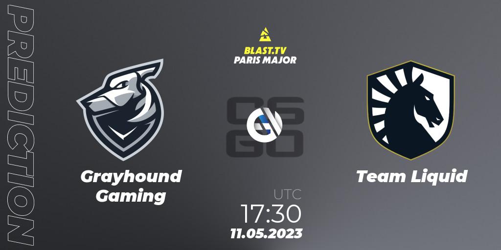 Prognoza Grayhound Gaming - Team Liquid. 11.05.2023 at 15:50, Counter-Strike (CS2), BLAST Paris Major 2023 Challengers Stage