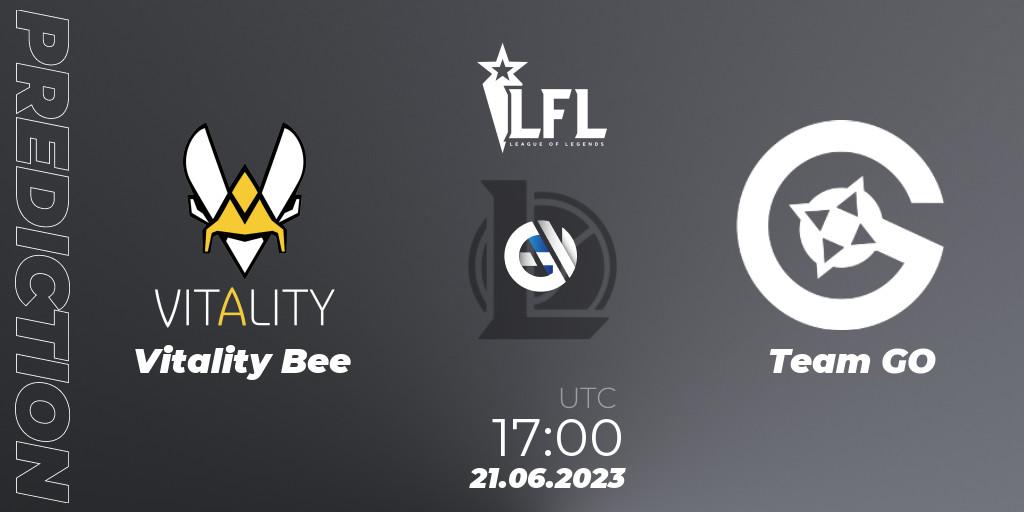 Prognoza Vitality Bee - Team GO. 21.06.2023 at 17:00, LoL, LFL Summer 2023 - Group Stage