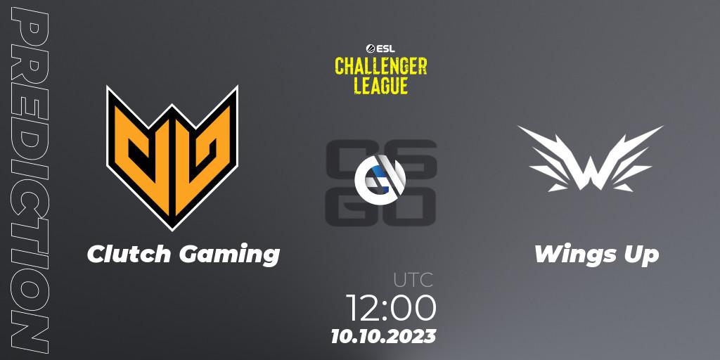 Prognoza Clutch Gaming - Wings Up. 10.10.2023 at 12:00, Counter-Strike (CS2), ESL Challenger League Season 46: Asia-Pacific