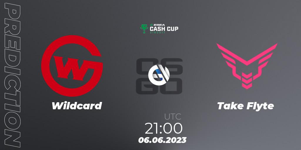 Prognoza Wildcard - Take Flyte. 06.06.2023 at 21:00, Counter-Strike (CS2), ESEA Cash Cup Circuit Season 1 Finals