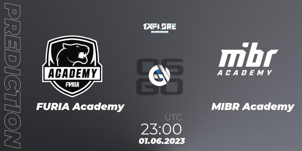 Prognoza FURIA Academy - MIBR Academy. 01.06.23, CS2 (CS:GO), 1XPLORE Latin America Cup 1