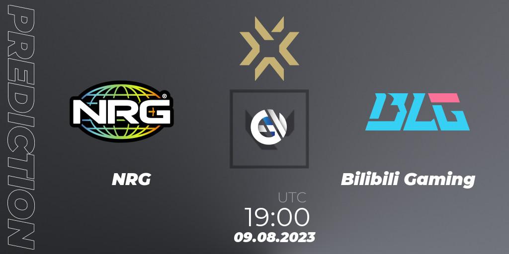 Prognoza NRG - Bilibili Gaming. 08.08.2023 at 19:10, VALORANT, VALORANT Champions 2023