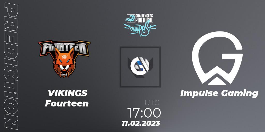 Prognoza VIKINGS Fourteen - Impulse Gaming. 11.02.23, VALORANT, VALORANT Challengers 2023 Portugal: Tempest Split 1