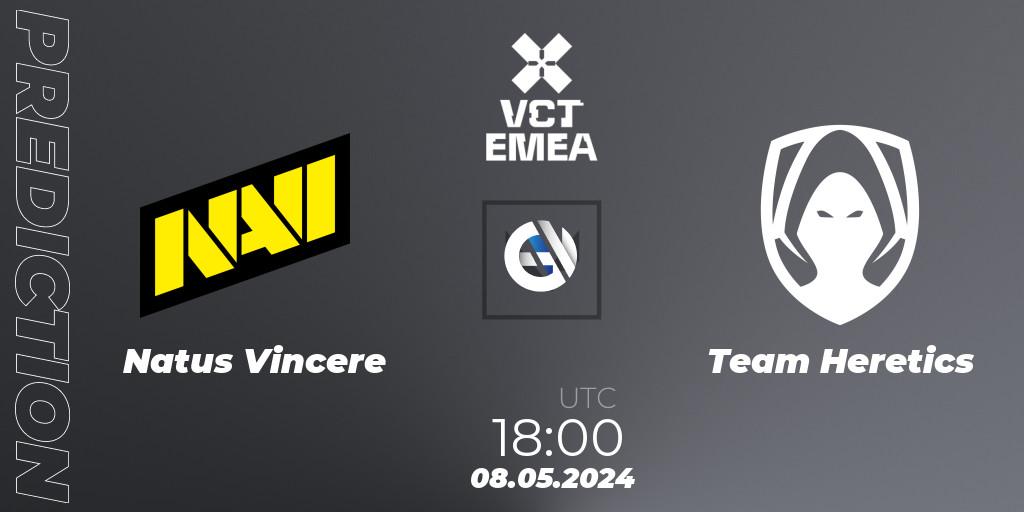 Prognoza Natus Vincere - Team Heretics. 08.05.2024 at 18:30, VALORANT, VCT 2024: EMEA Stage 1