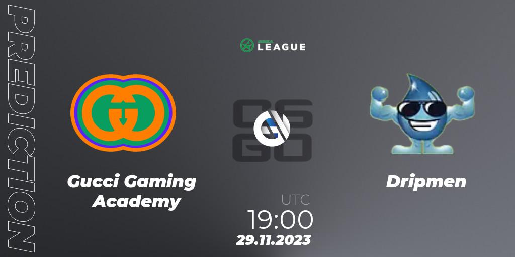 Prognoza Gucci Gaming Academy - Dripmen. 29.11.23, CS2 (CS:GO), ESEA Season 47: Advanced Division - Europe