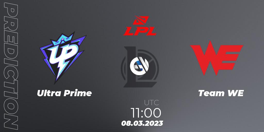 Prognoza Ultra Prime - Team WE. 08.03.2023 at 11:30, LoL, LPL Spring 2023 - Group Stage
