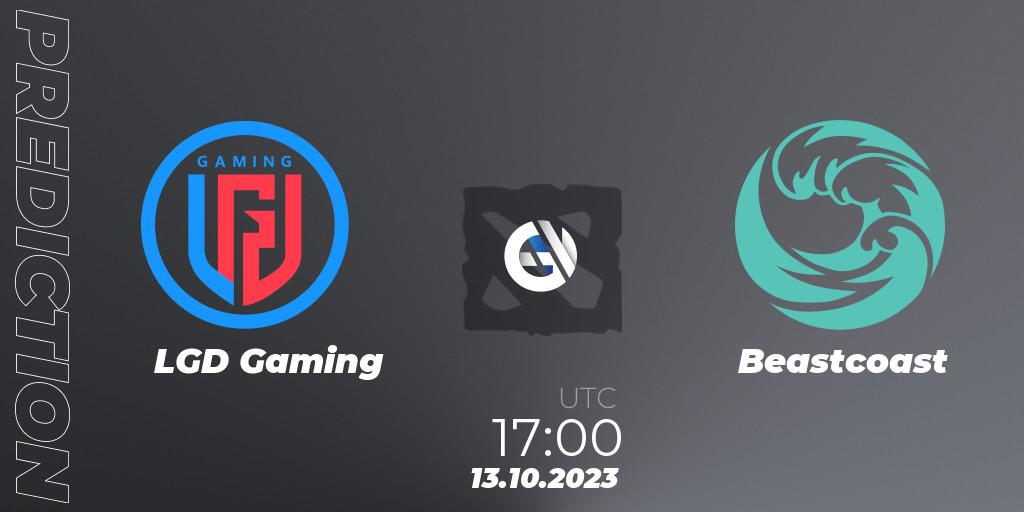 Prognoza LGD Gaming - Beastcoast. 13.10.23, Dota 2, The International 2023 - Group Stage